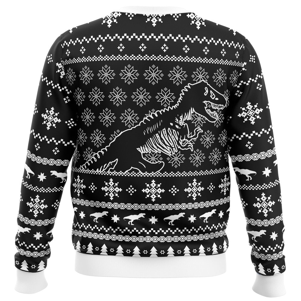 Skeleton Christmas Jurassic Park Ugly Christmas Sweater