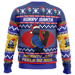 Sorry Santa Cobra Commander GI Joe Ugly Christmas Sweater