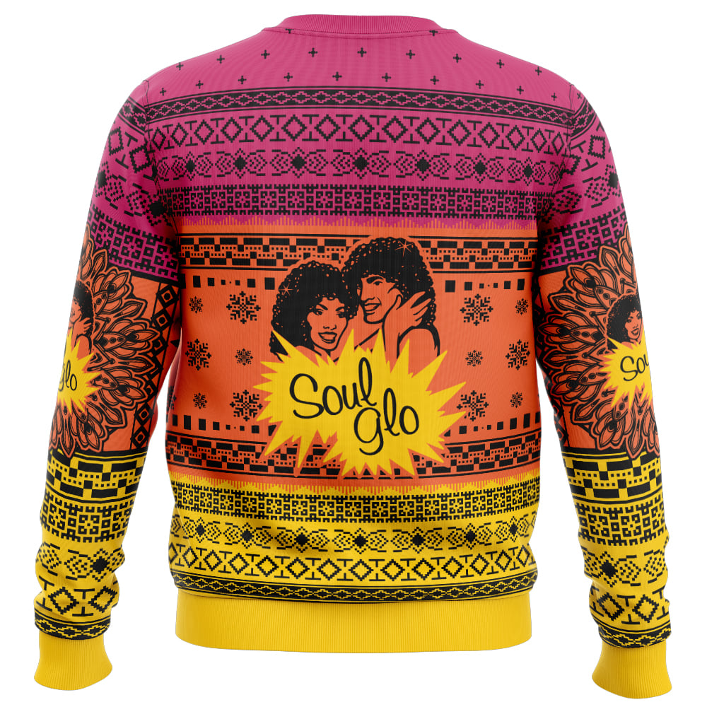 Soul Glo Coming to America Ugly Christmas Sweater