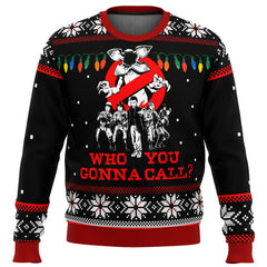 Stranger Things Who You Gonna Call Ugly Christmas Sweater