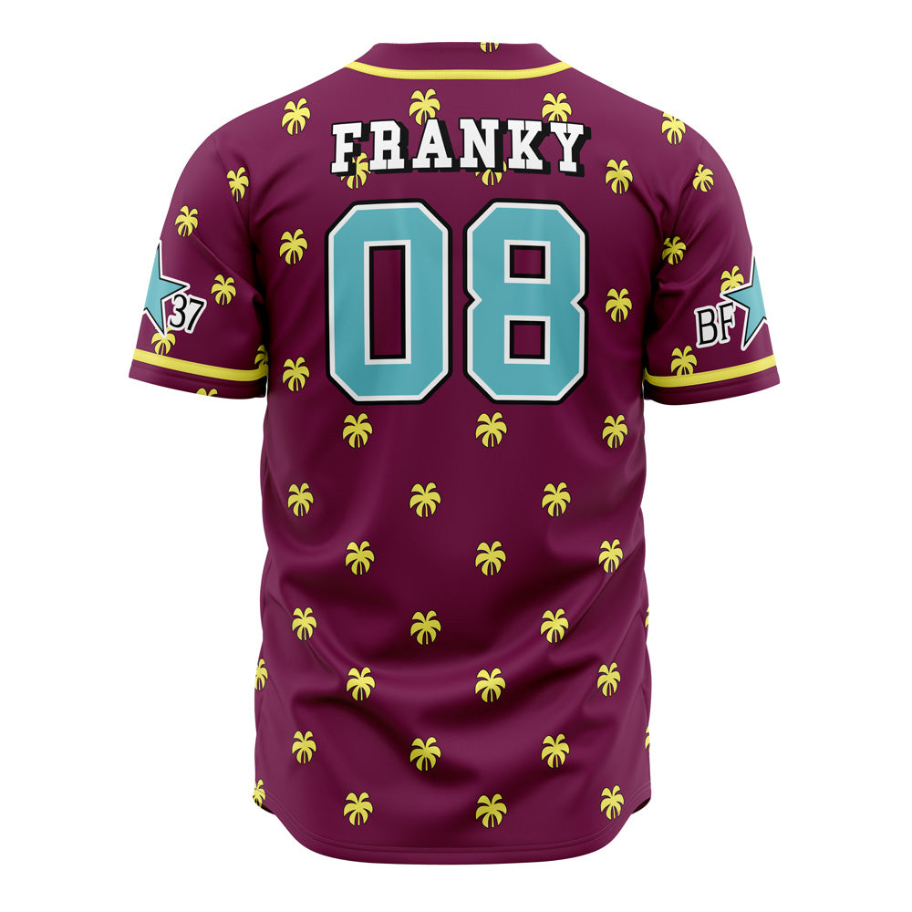 Straw Hats Franky One Piece Baseball Jersey