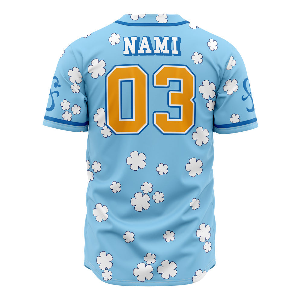 Straw Hats Nami One Piece Baseball Jersey