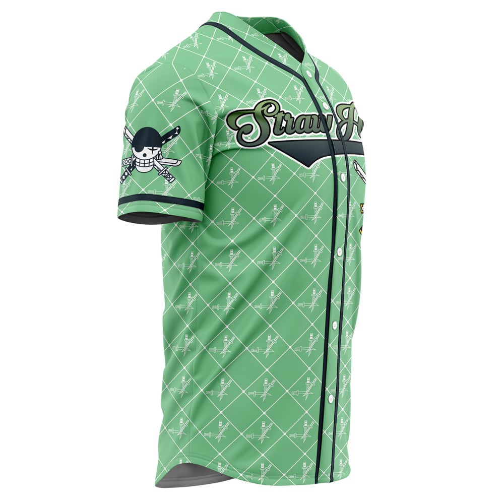 Straw Hats Zoro One Piece Baseball Jersey