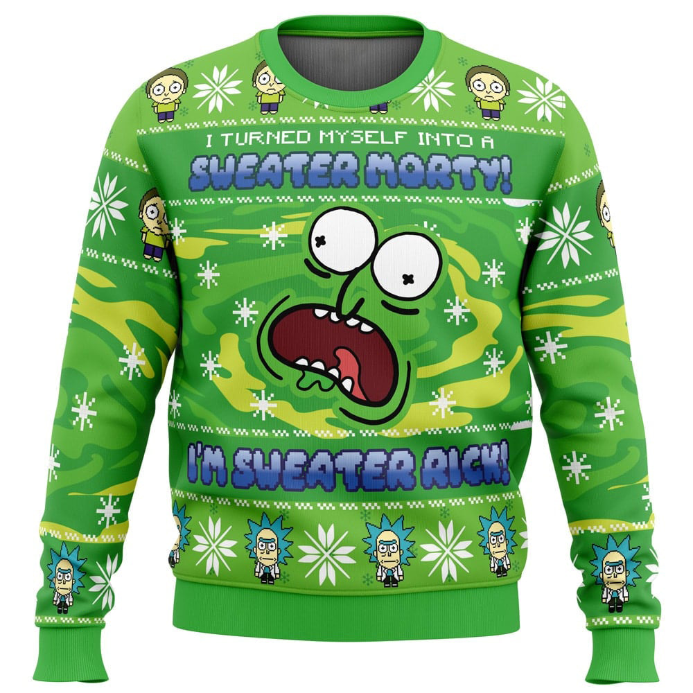 Sweater Rick Rick and Morty Ugly Christmas Sweater