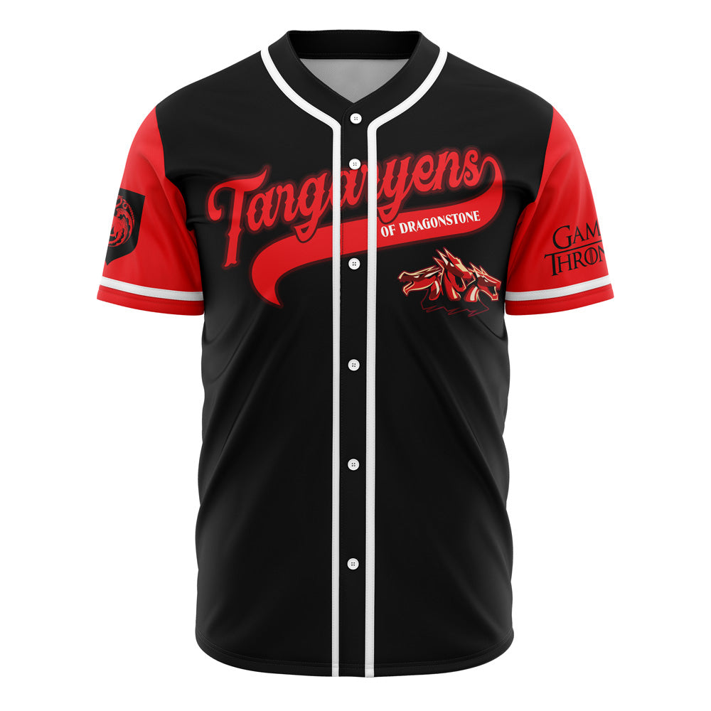 Targaryens of Dragonstone Game of Thrones Baseball Jersey