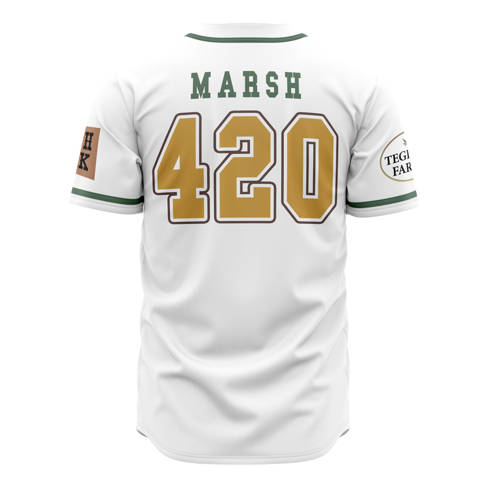 Tegridy Farms Marsh South Park Baseball Jersey