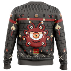 The Beholder Dungeons and Dragons Ugly Christmas Sweater