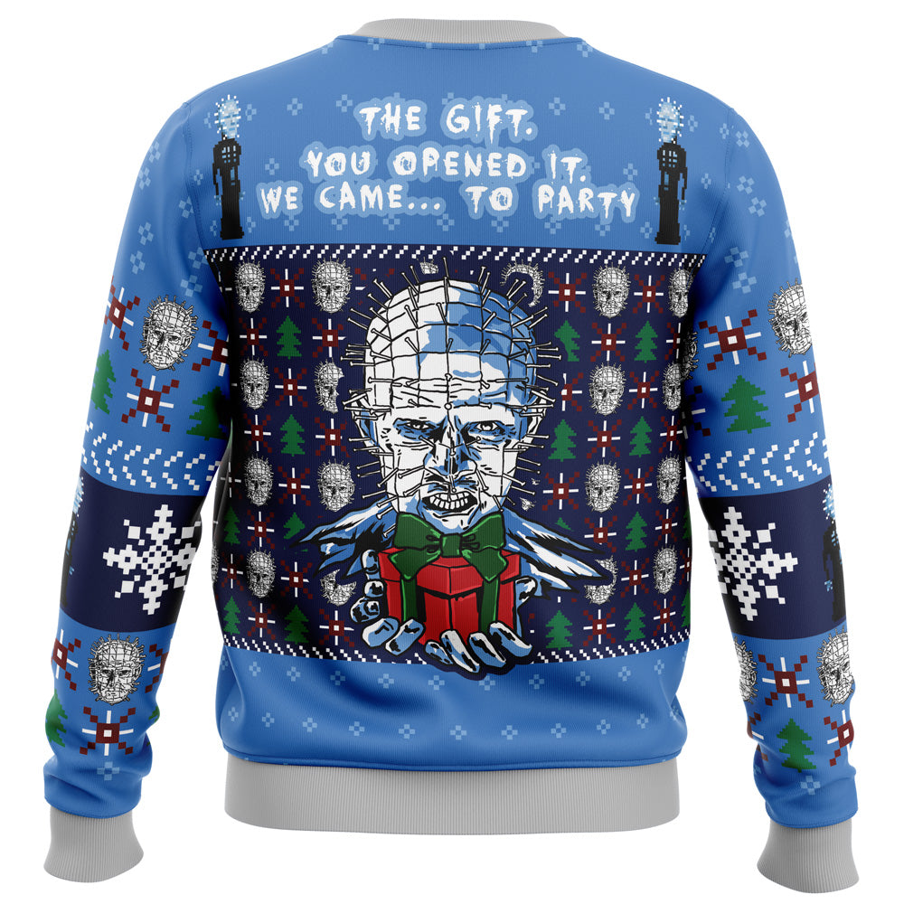 The Gift Hellraiser Ugly Christmas Sweater