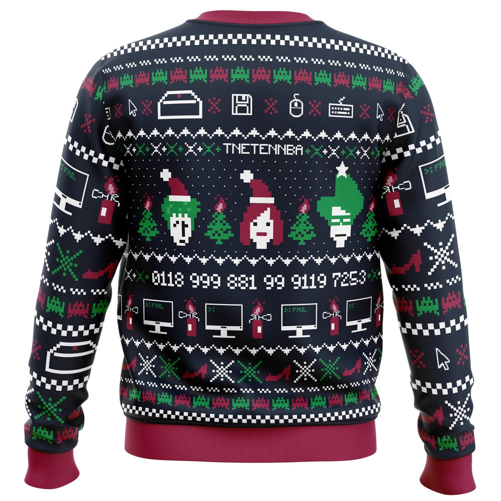 The X-Mas Crowd IT Crowd Ugly Christmas Sweater