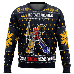 The Zord Has Come Power Rangers Ugly Christmas Sweater