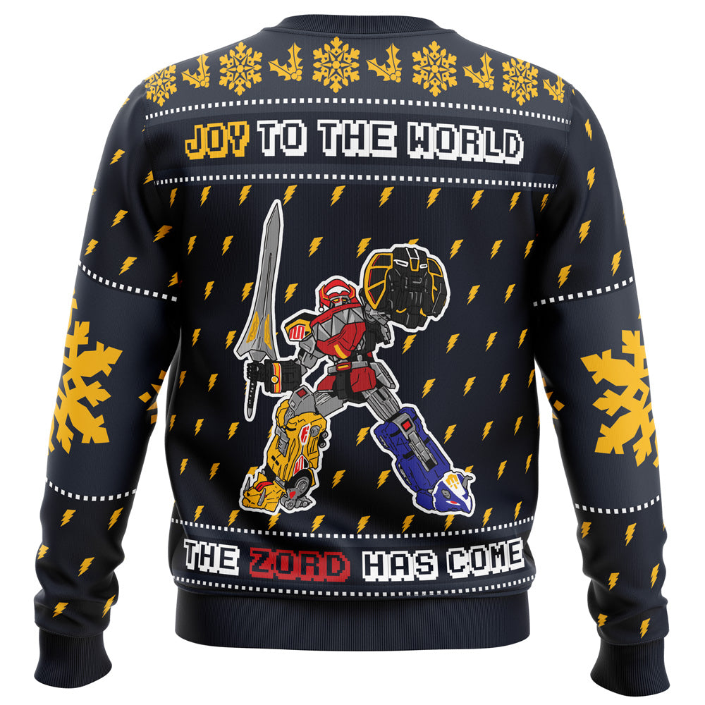 The Zord Has Come Power Rangers Ugly Christmas Sweater