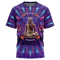 Tiger King Trippy Joe Exotic Astral Meditation T-Shirt