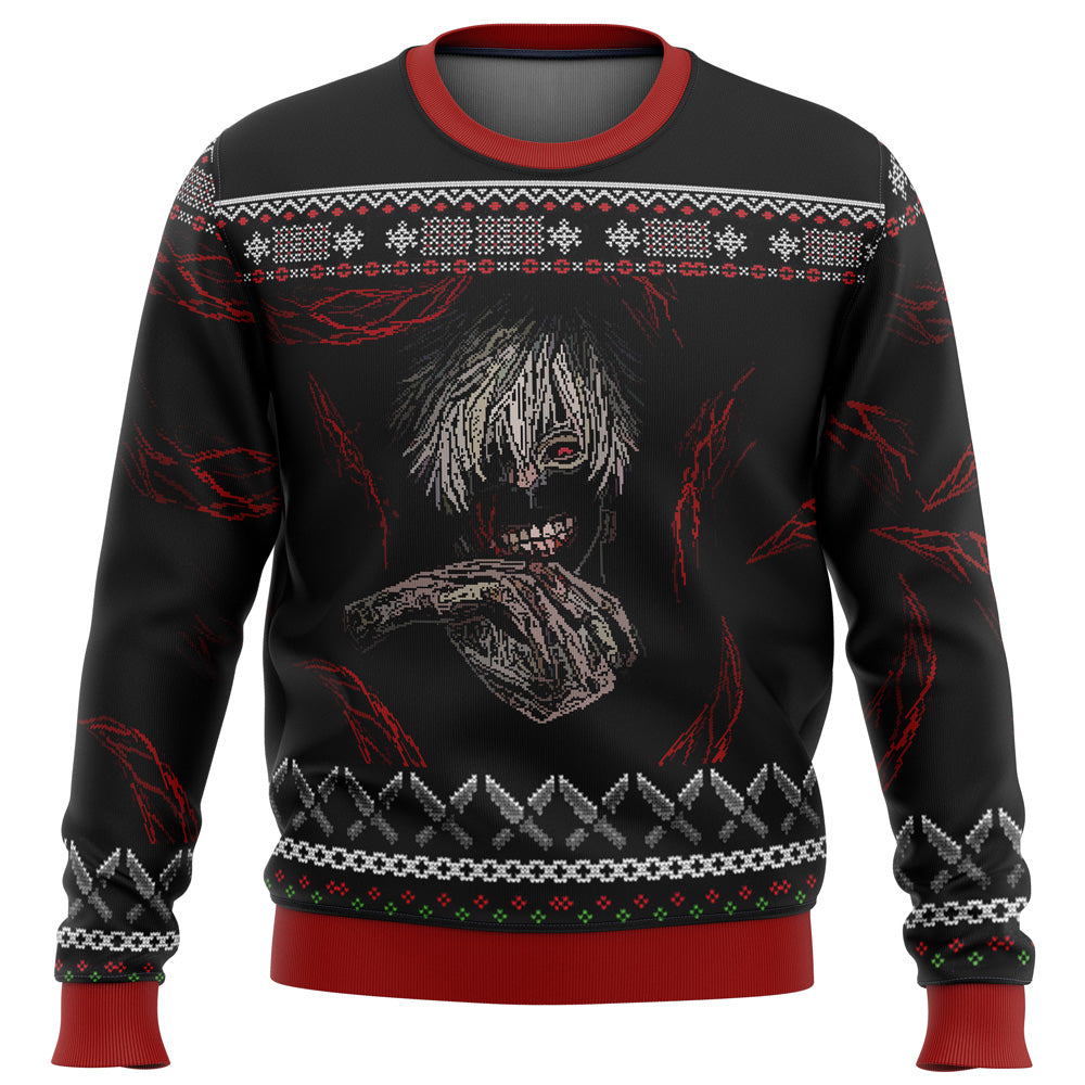 Tokyo Ghoul Dark Kaneki Ugly Christmas Sweater