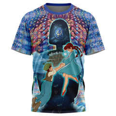 Trippy Castle in the Sky Studio Ghibli T-Shirt