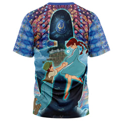 Trippy Castle in the Sky Studio Ghibli T-Shirt