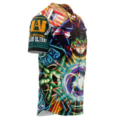 Trippy Deku x All Might My Hero Academia Baseball Jersey