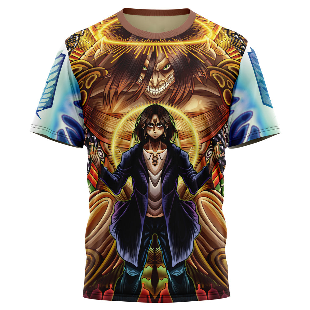 Trippy Eren Yeager Timeskip Attack on Titan T-Shirt