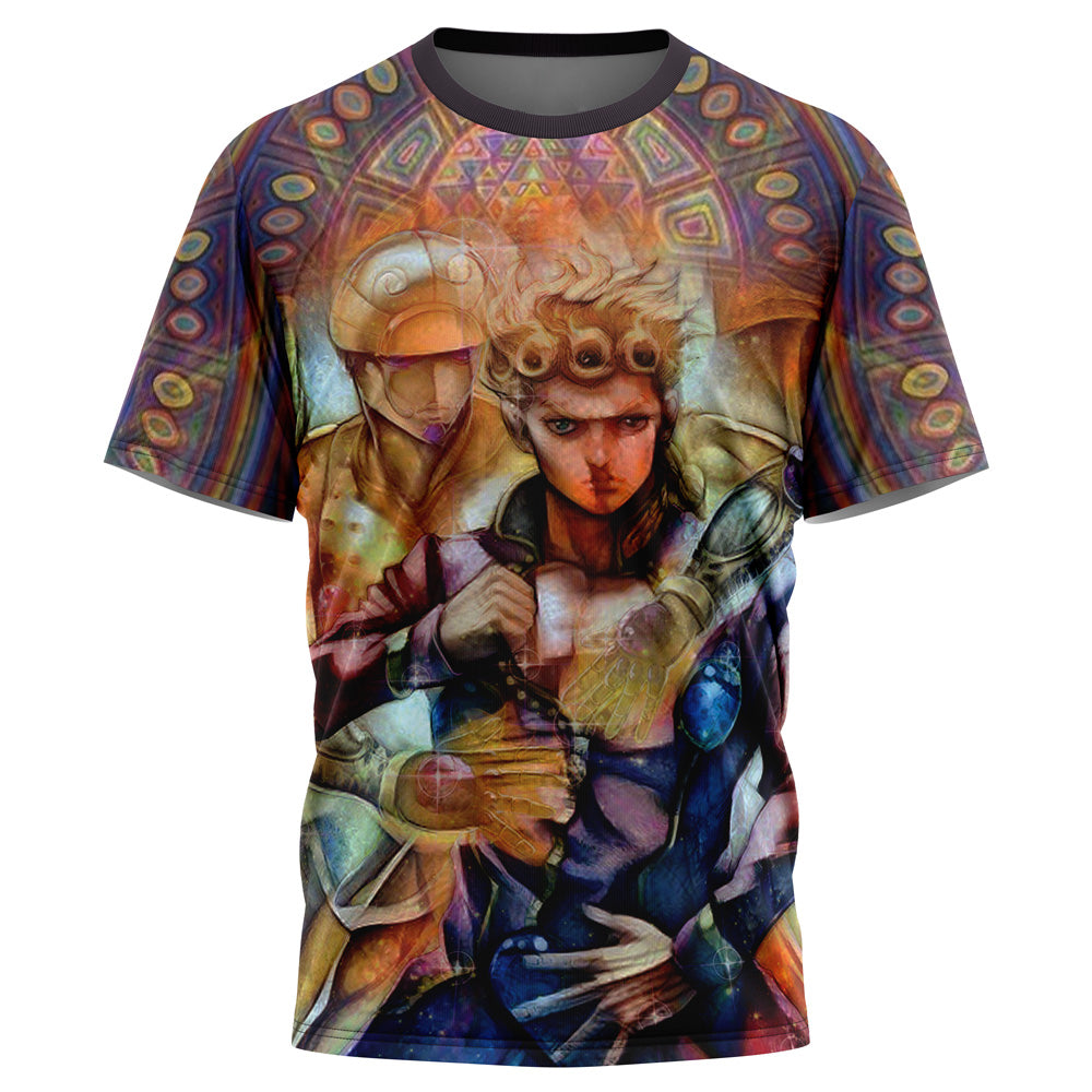 Trippy Giorno Giovanna Golden Wind Jojo's Bizarre Adventure T-Shirt