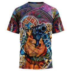 Trippy Guido Mista Six Bullets Jojo's Bizarre Adventure T-Shirt