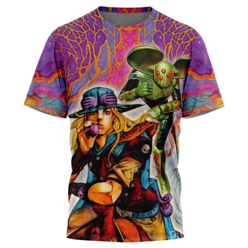 Trippy Gyro Zeppeli Ball Breaker Jojo's Bizarre Adventure T-Shirt