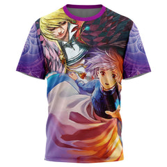 Trippy Howls Moving Castle Studio Ghibli T-Shirt