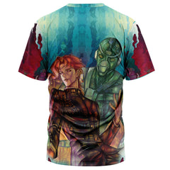 Trippy Kakyoin Hierophant Green Jojo's Bizarre Adventure T-Shirt