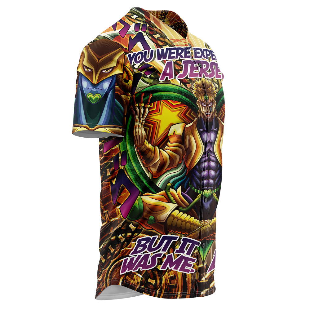 Trippy Medidating Dio It Was Me JoJo's Bizarre Adventure Baseball Jersey