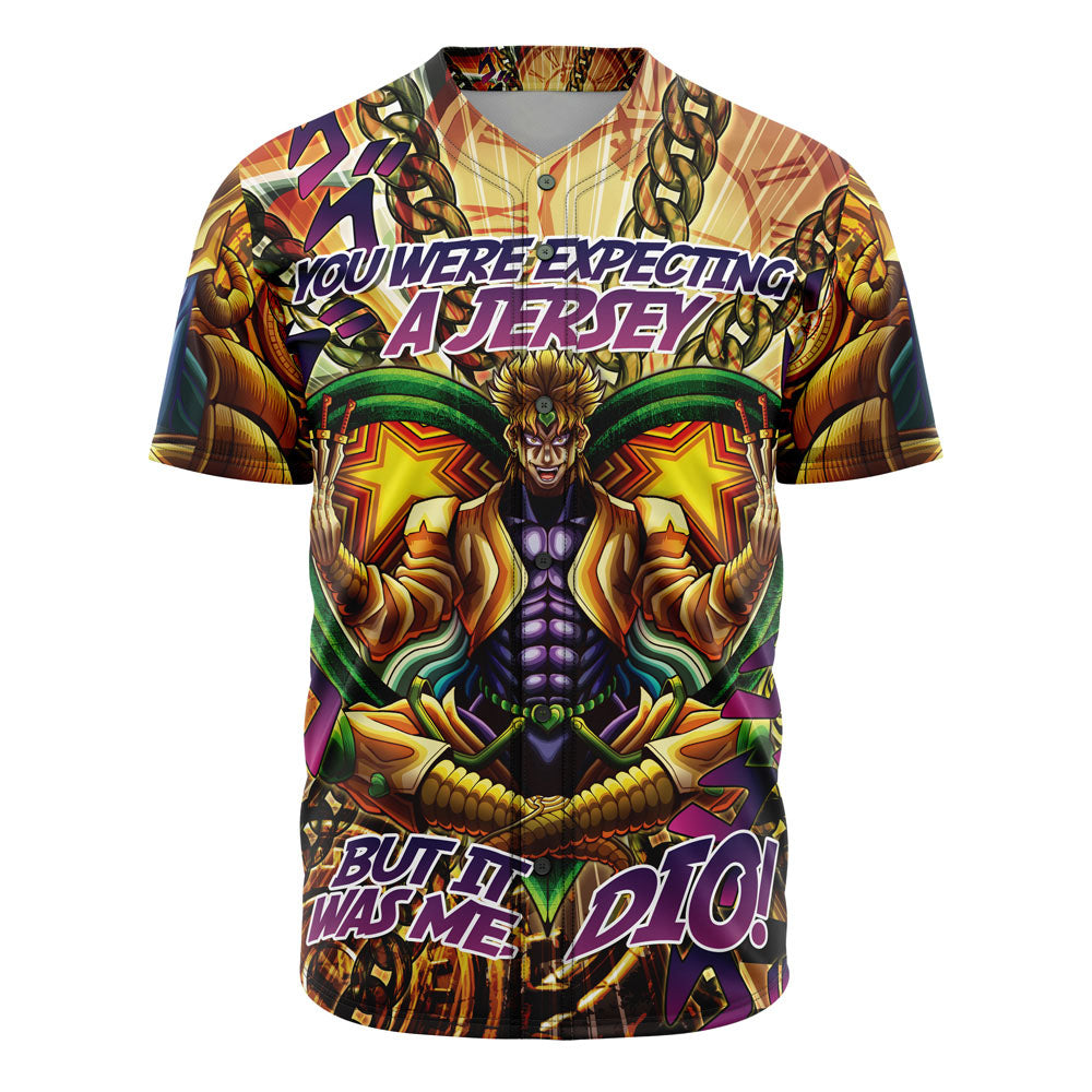 Trippy Medidating Dio It Was Me JoJo's Bizarre Adventure Baseball Jersey