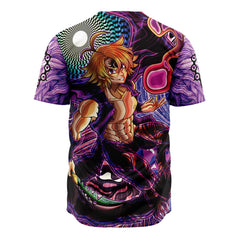 Trippy Meliodas Assault Mode Seven Deadly Sins Baseball Jersey