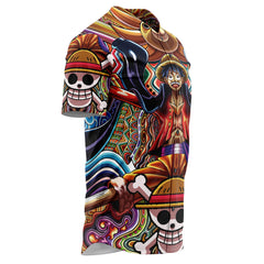 Trippy Monkey D. Luffy One Piece Baseball Jersey