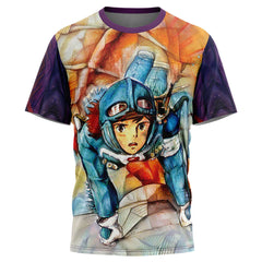 Trippy Nausicaa of the Valley of the Wind Studio Ghibli T-Shirt