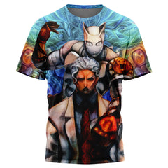 Trippy Yoshikage Kira Deadly Queen Jojo's Bizarre Adventure T-Shirt