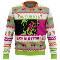 Ultimate Warrior Christmas Pro Wrestling Ugly Christmas Sweater