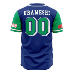 Urameshi Ghost Fighter Baseball Jersey