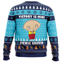 Victory is Mine Family Guy Ugly Christmas Sweater