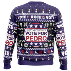 Vote for Pedro Napoleon Dynamite Ugly Christmas Sweater