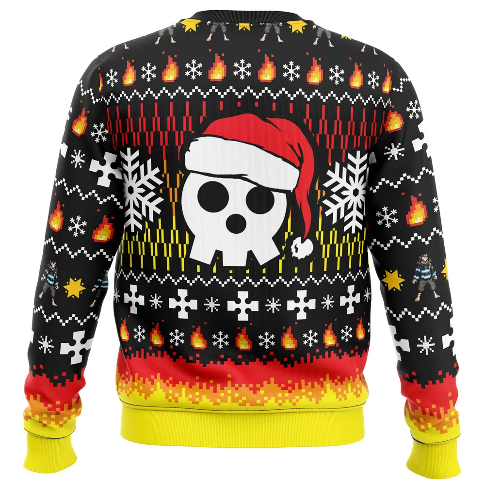 We Didn't Start the Fire This Christmas Fire Force" Ugly Christmas Sweater