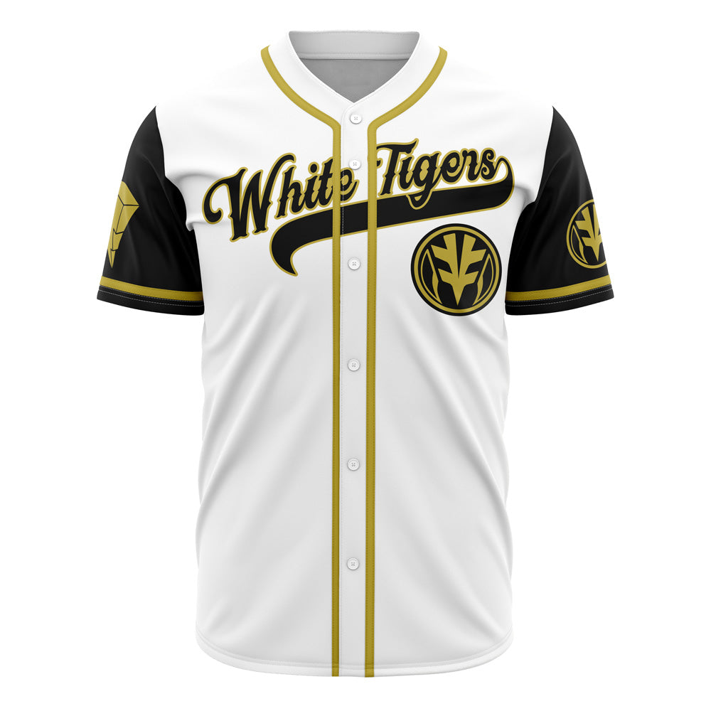 White Tigers Tommy Oliver Power Rangers Baseball Jersey