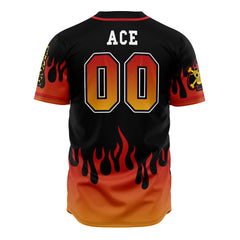 Whitebeard Pirates Ace One Piece Baseball Jersey