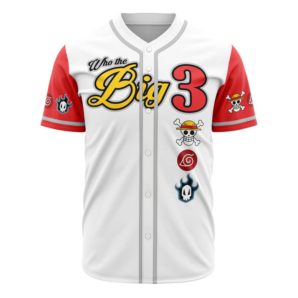 Who The Big 3 V2 Baseball Jersey