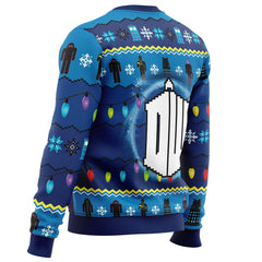 WHO'S Outside Doctor Who Ugly Christmas Sweater