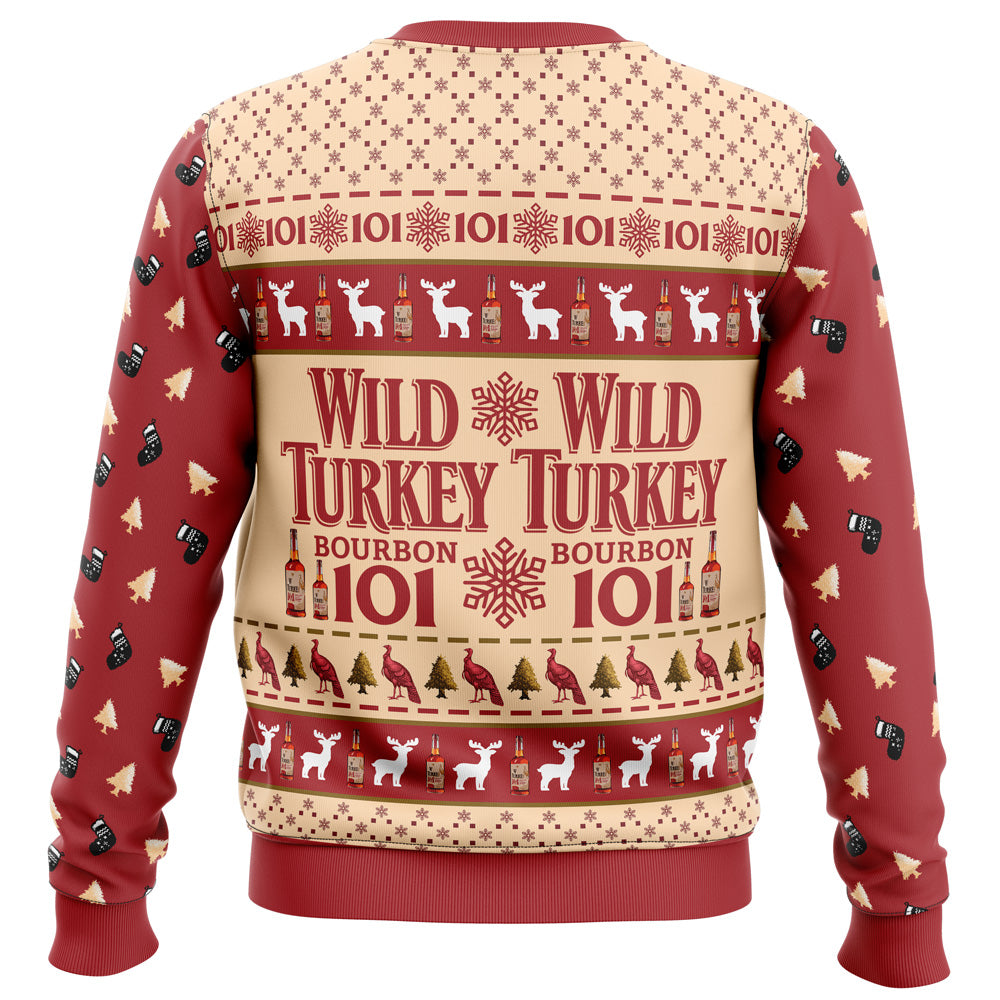 Wild Turkey Bourbon Ugly Christmas Sweater