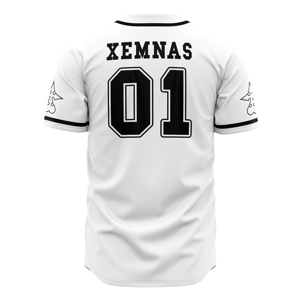 Xemnas Organization XIII Kingdom Hearts Baseball Jersey