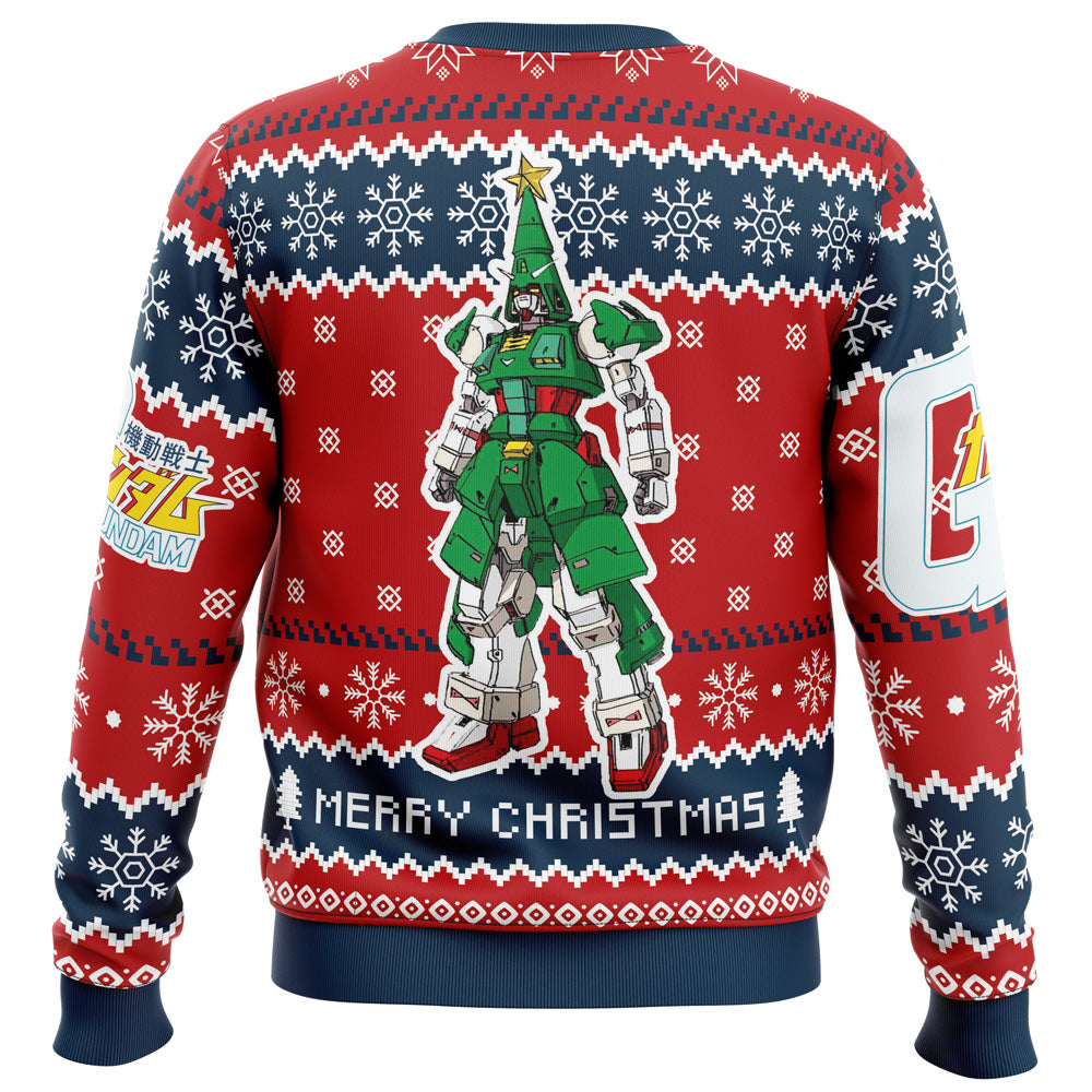 Xmas Tree Gundam Ugly Christmas Sweater